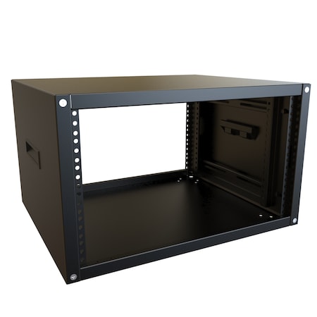 Hammond 6U 17.5D SOLID RACK CABINET RCHS1901017BK1